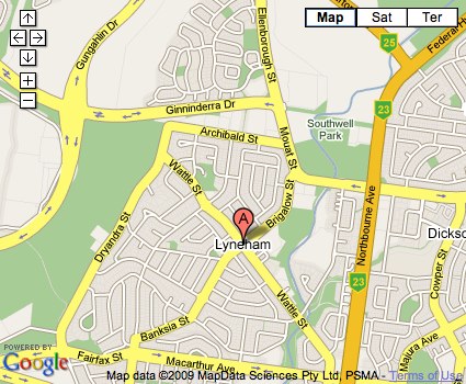 Location Map for Lyneham