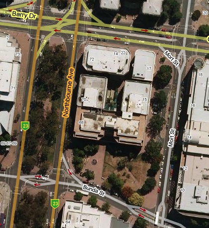 Proposed Civic Towers Site (source: Google Maps)