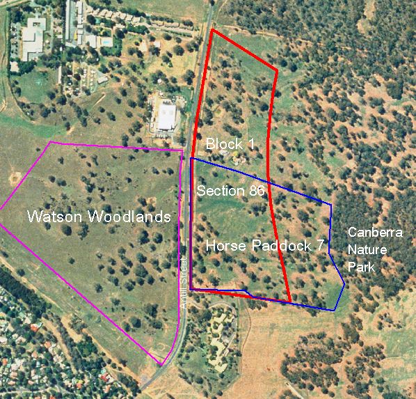 Watson Woodlands Working Group - Section 86 Proposal